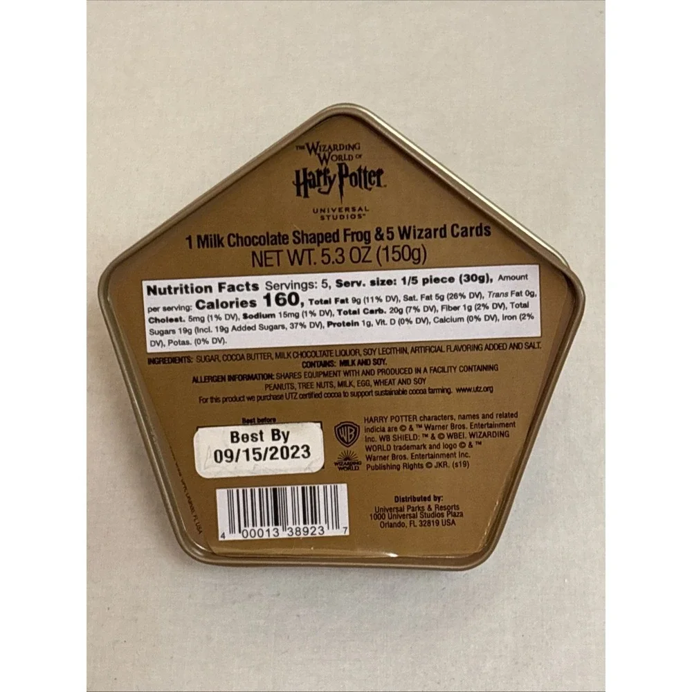 Warner Bros Harry Potter Chocolate Frog Trading Cards Collectible Tin Box Set